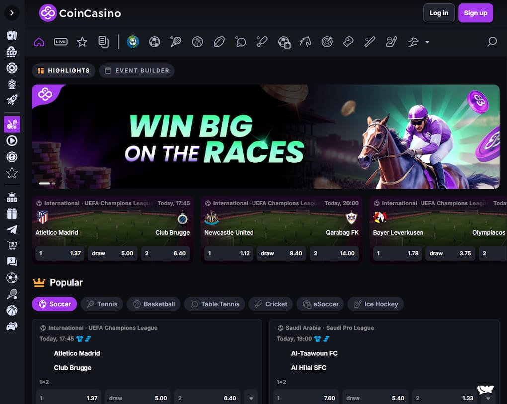 Coin Casino Sports Betting